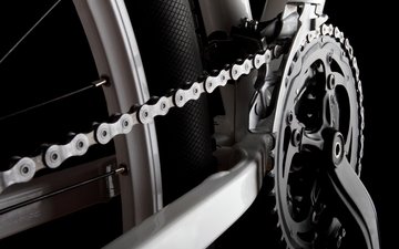 метал, bicycle, chains