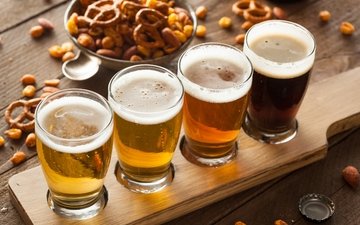 пиво, пена, алкоголь, ячмень, различные сорта пива