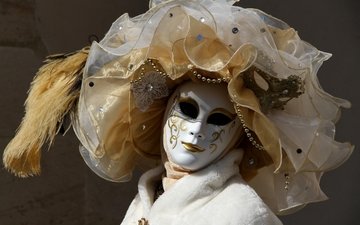 маска, венеция, костюм, карнавал