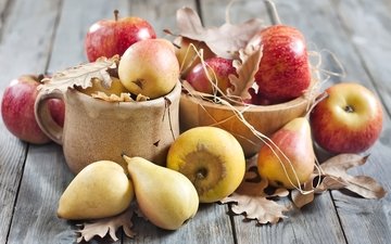 фрукты, яблоки, груши