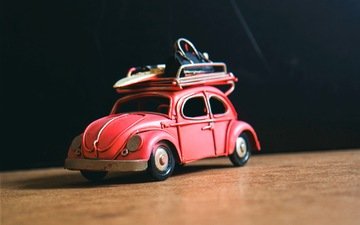 макро, игрушка, автомобиль, игрушечный автомобиль