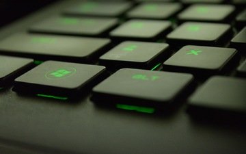 зелёный, клавиатура, компьютер, технологии, грин, typing