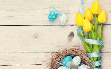 весна, тюльпаны, пасха, пасхальные яйца, праздник, тульпаны, глазунья, весенние, красочная, happy easter