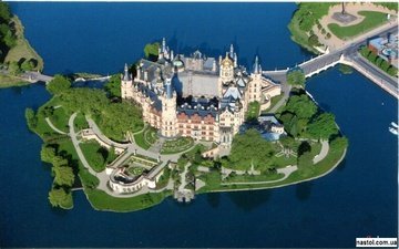 замок, город, архитектура, германия, интересно, достопримечательность, шверин, шверинский замок, галерея