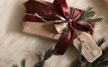 новый год, елка, подарок, рождество, декорация