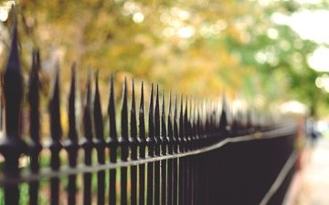 забор, ограда, боке
