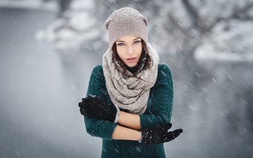 снег, ветер, шапочка, перчатки, скоро зима, ангелина петрова, денис петров