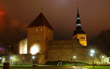 крепость, эстония, таллин