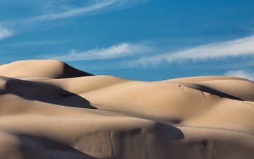 пейзаж, песок, пустыня, дюны
