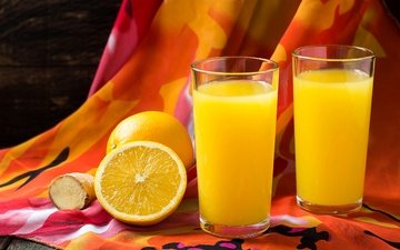 напиток, фрукты, апельсины, цитрусы, сок