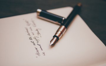 ручка, бумага, письмо, чернила, записка
