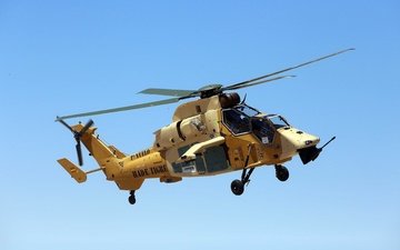 небо, авиация, вертолет, eurocopter tiger, attack helicopter