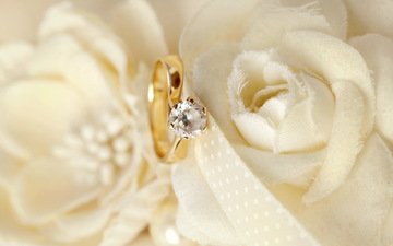 цветы, кольцо, свадьба, праздник, wedding-background-flowers