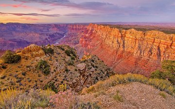 скалы, пейзаж, каньон, сша, grand canyon, колорадо, штат аризона