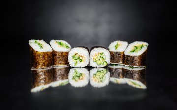 еда, японии, суши, морепродукты, булка, ролы