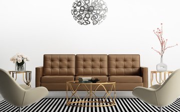 интерьер, дизайн, кресло, диван, гостиная, модер