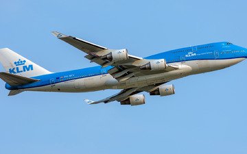 boeing, klm, royal dutch airlines, 747-400m