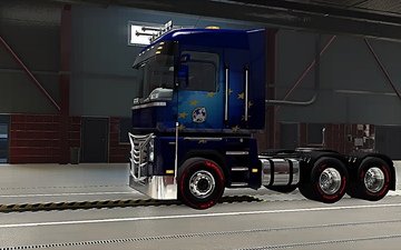 гараж, renault, фура, euro truck simulator 2