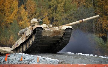 лес, танк, россии, гусеницы, увз, т-90, т-90с, arms expo 2013