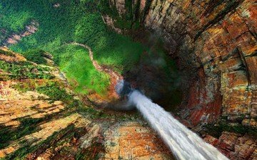 национальный парк, венесуэла, водопад чурун-меру